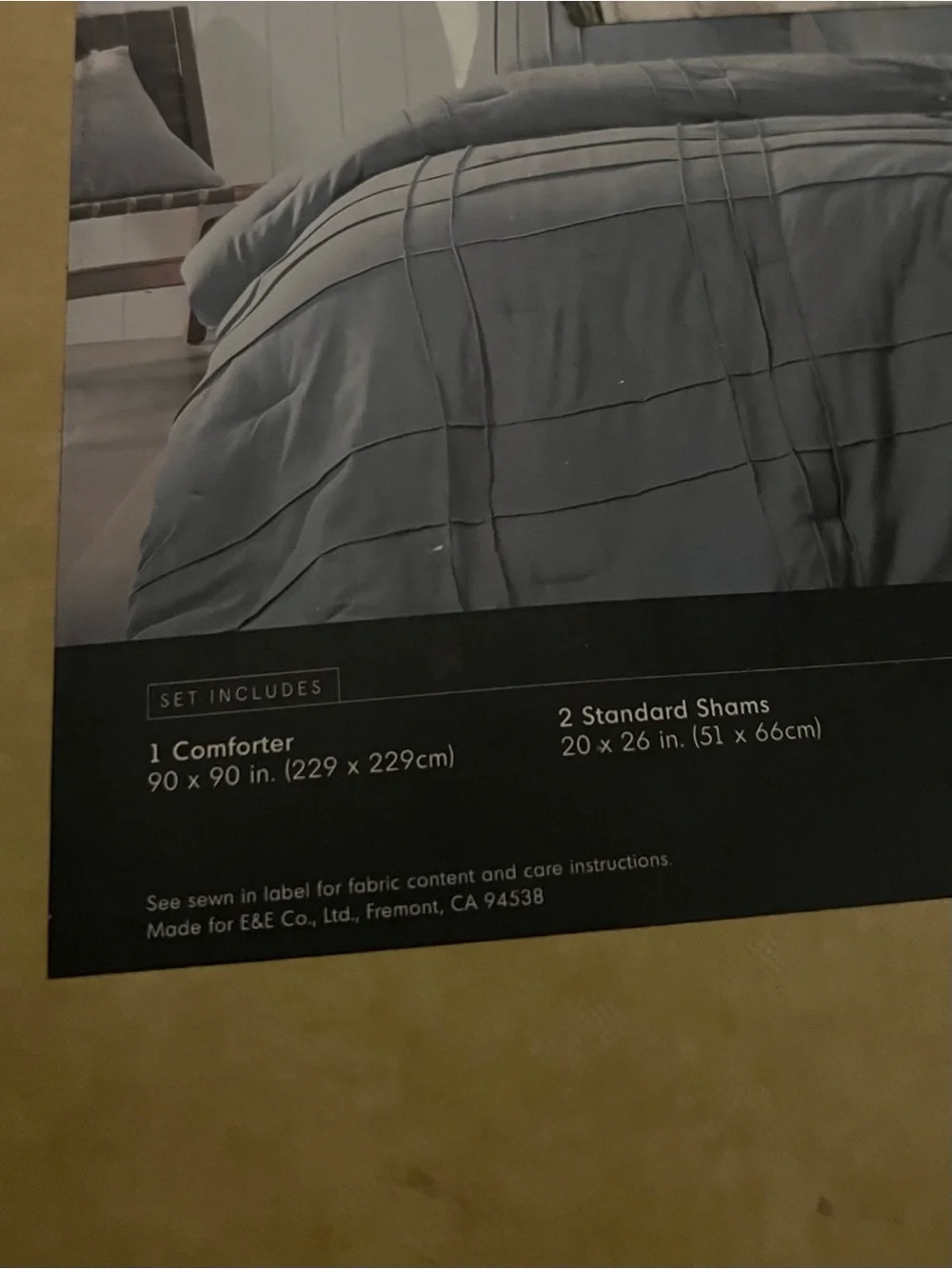 Target - 510 Design Gray-blue Porter Soft Washed Pleated Comforter Set (Queen)